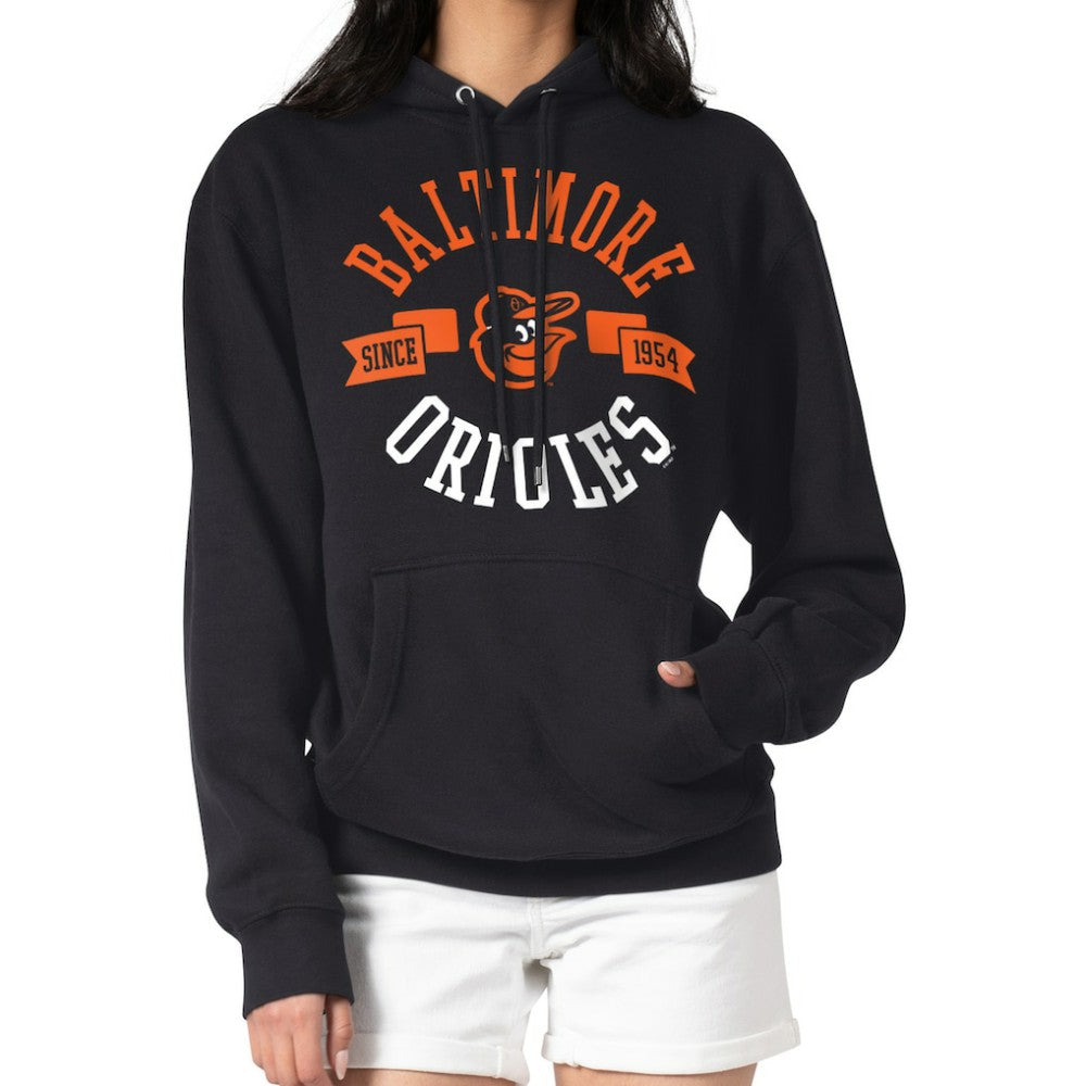 Baltimore Orioles G-III 4Her by Carl Banks Women's City Graphic Pullover Hoodie - Black Hoodies