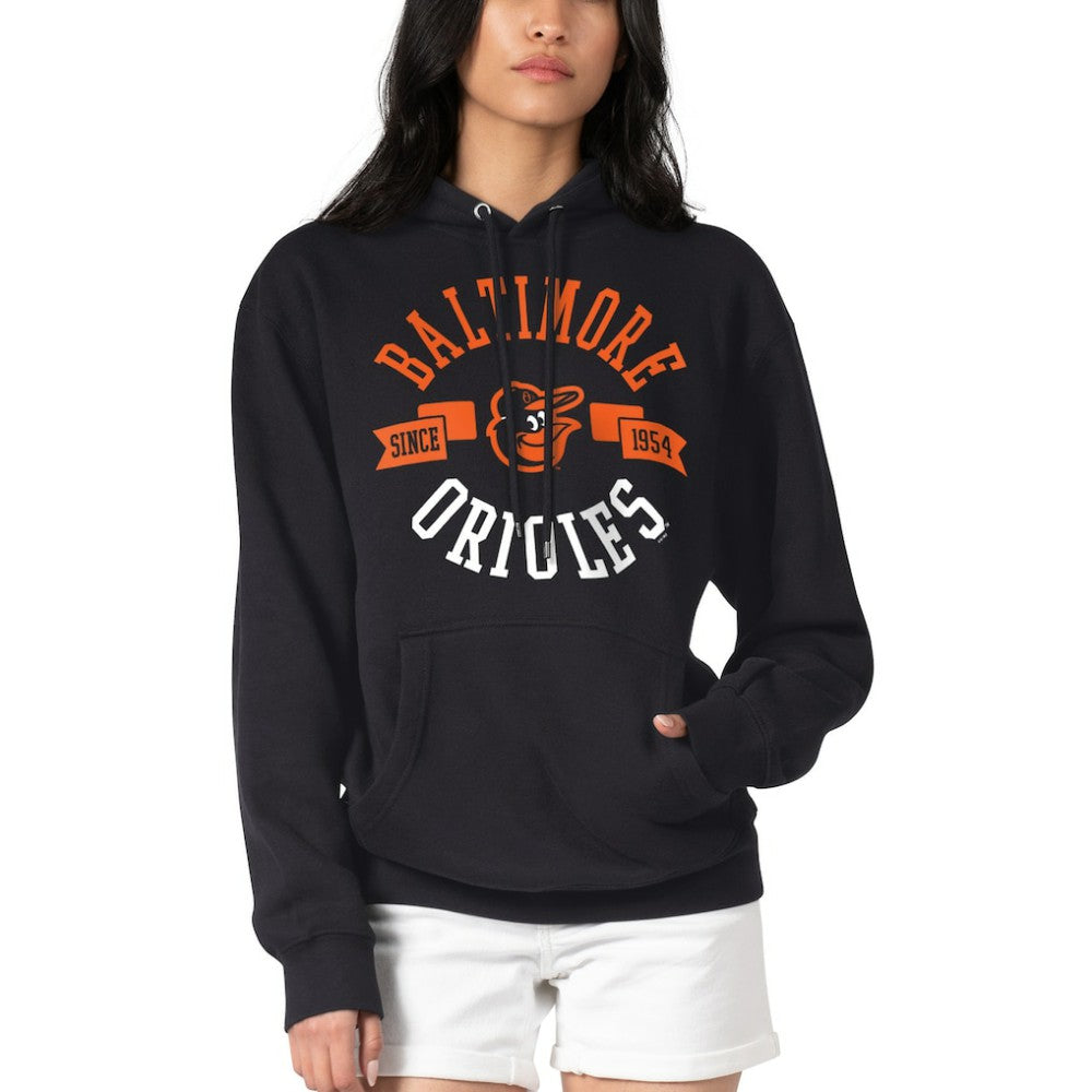 Baltimore Orioles G-III 4Her by Carl Banks Women's City Graphic Pullover Hoodie - Black Hoodies