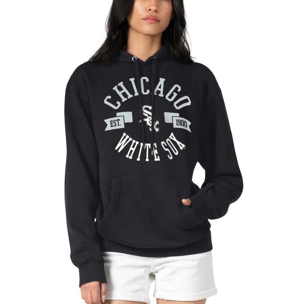 Chicago White Sox G-III 4Her by Carl Banks Women's City Graphic Pullover Hoodie - Black Hoodies