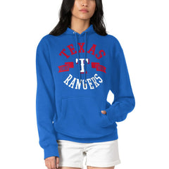 Texas Rangers G-III 4Her by Carl Banks Women's City Graphic Pullover Hoodie - Royal Hoodies