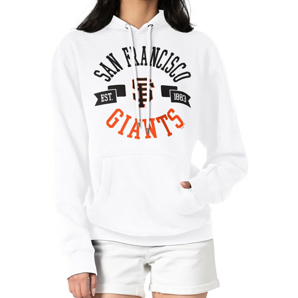 San Francisco Giants G-III 4Her by Carl Banks Women's City Graphic Pullover Hoodie - White Hoodies