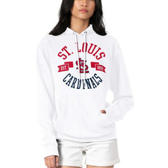 St. Louis Cardinals G-III 4Her by Carl Banks Women's City Graphic Pullover Hoodie - White Hoodies