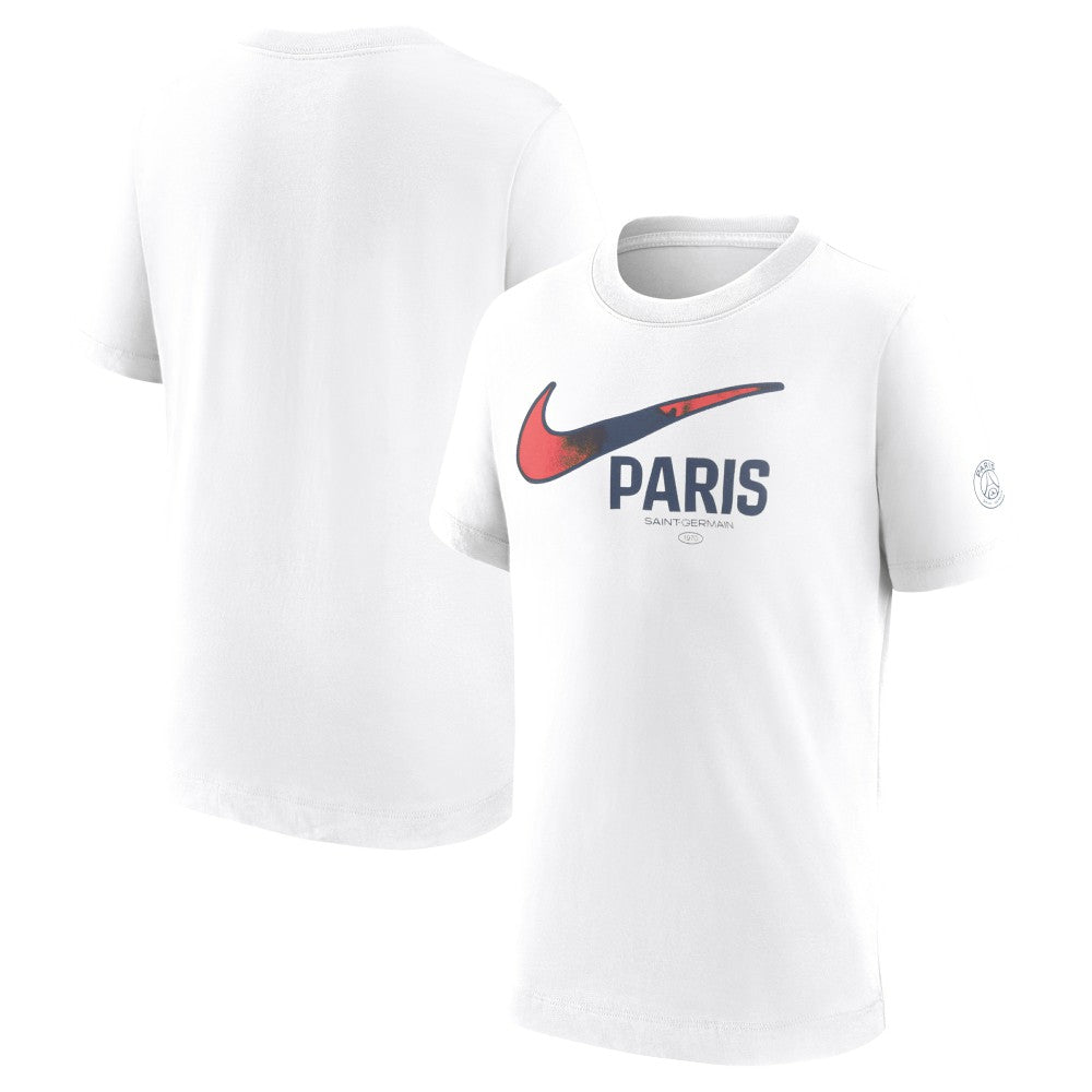 Paris Saint-Germain Youth Swoosh T-Shirt White - Nike discount