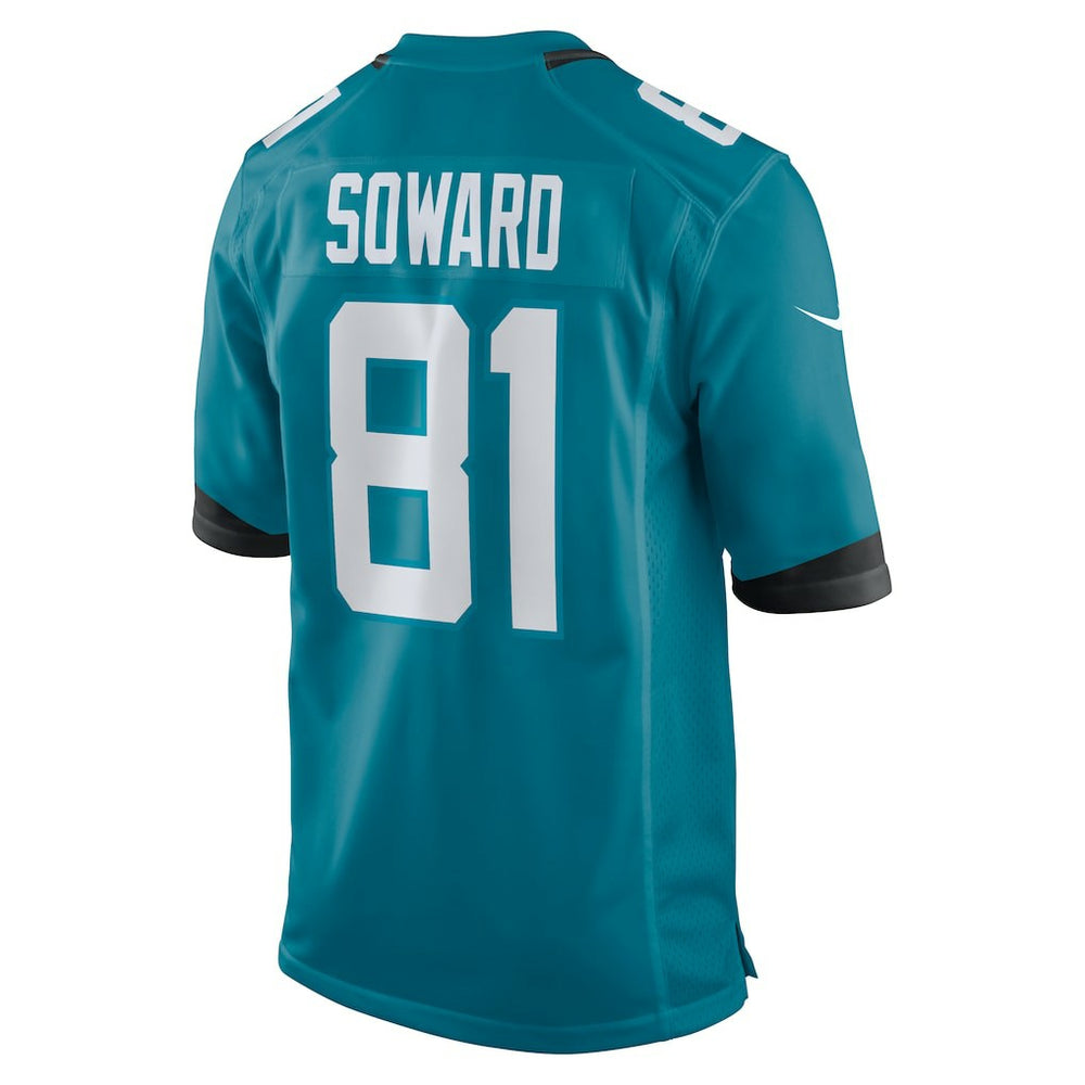 R. Jay Soward Jacksonville Jaguars Retired Player Team Game Jersey - Teal Jerseys