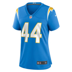 Tanner Muse Los Angeles Chargers Women's Team Game Jersey - Powder Blue Jerseys