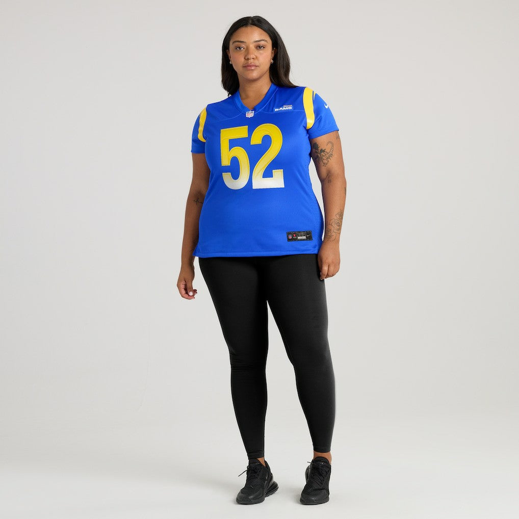 Larrell Murchison Los Angeles Rams Women's Team Game Jersey - Royal Jerseys