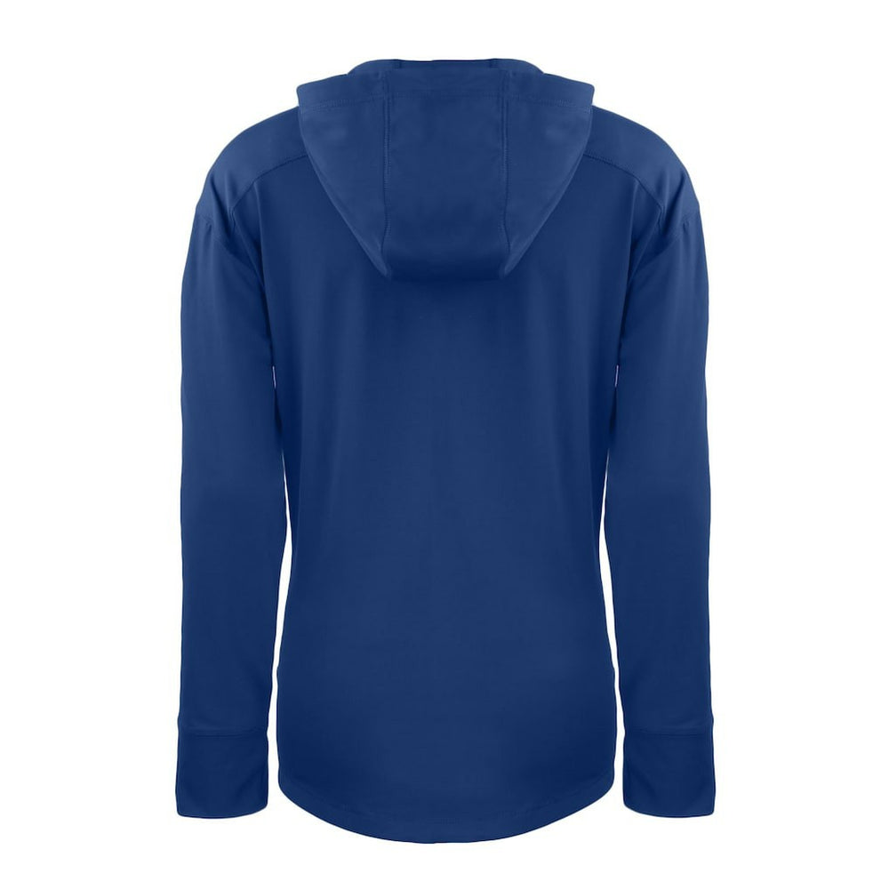 Buffalo Bills Cutter & Buck Women's Throwback Daybreak Eco Recycled Half-Zip Hoodie - Royal Hoodies