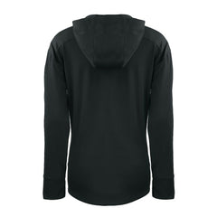 San Francisco 49ers Cutter & Buck Women's Throwback Daybreak Eco Recycled Half-Zip Hoodie - Black Hoodies