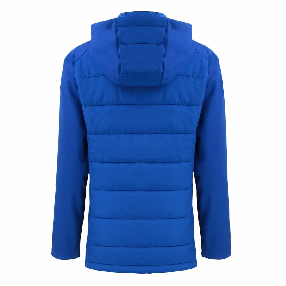 Seattle Seahawks Cutter & Buck Women's Throwback Evoke Hybrid Eco Softshell Recycled Full-Zip Hoodie Jacket - Blue Hoodies