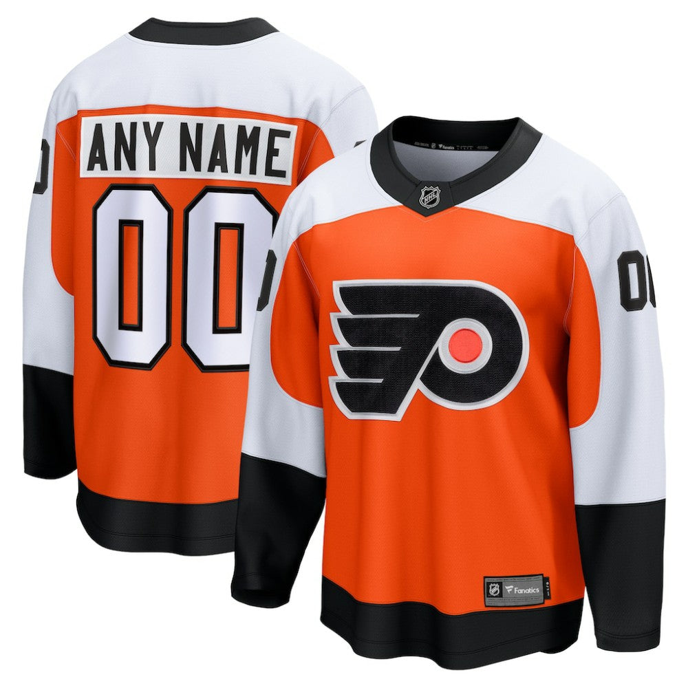 Philadelphia Flyers Fanatics Home Breakaway Custom Jersey - Orange | US 200618040