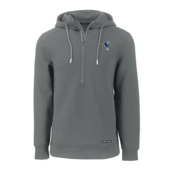 Indianapolis Colts Cutter & Buck Throwback Roam Eco Half-Zip Recycled Pullover Hoodie - Gray Hoodies