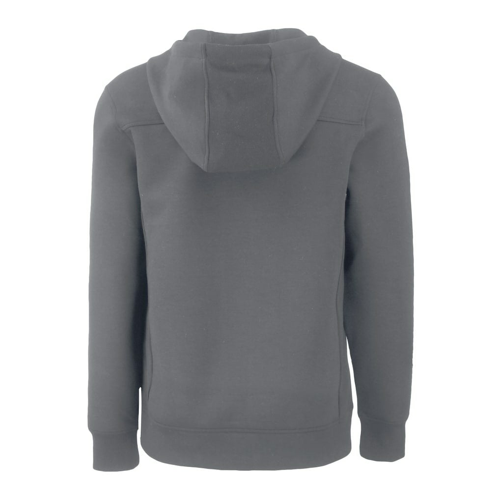 Miami Dolphins Cutter & Buck Throwback Roam Eco Half-Zip Recycled Pullover Hoodie - Gray Hoodies