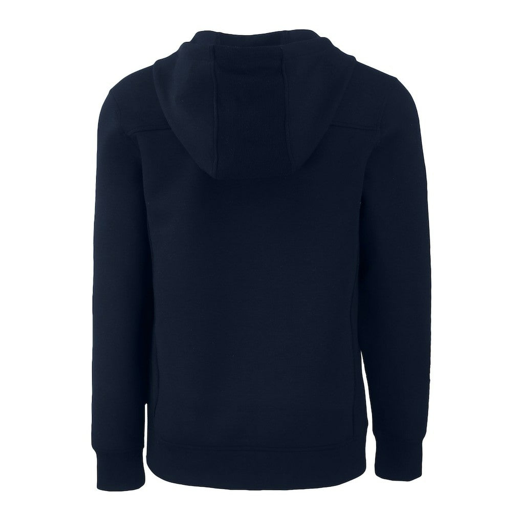 New York Giants Cutter & Buck Throwback Roam Eco Half-Zip Recycled Pullover Hoodie - Navy Hoodies