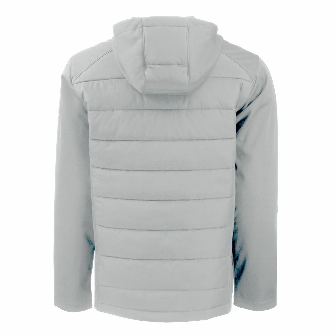 Seattle Seahawks Cutter & Buck Throwback Evoke Hybrid Eco Softshell Recycled Full-Zip Hoodie Jacket - Gray Hoodies