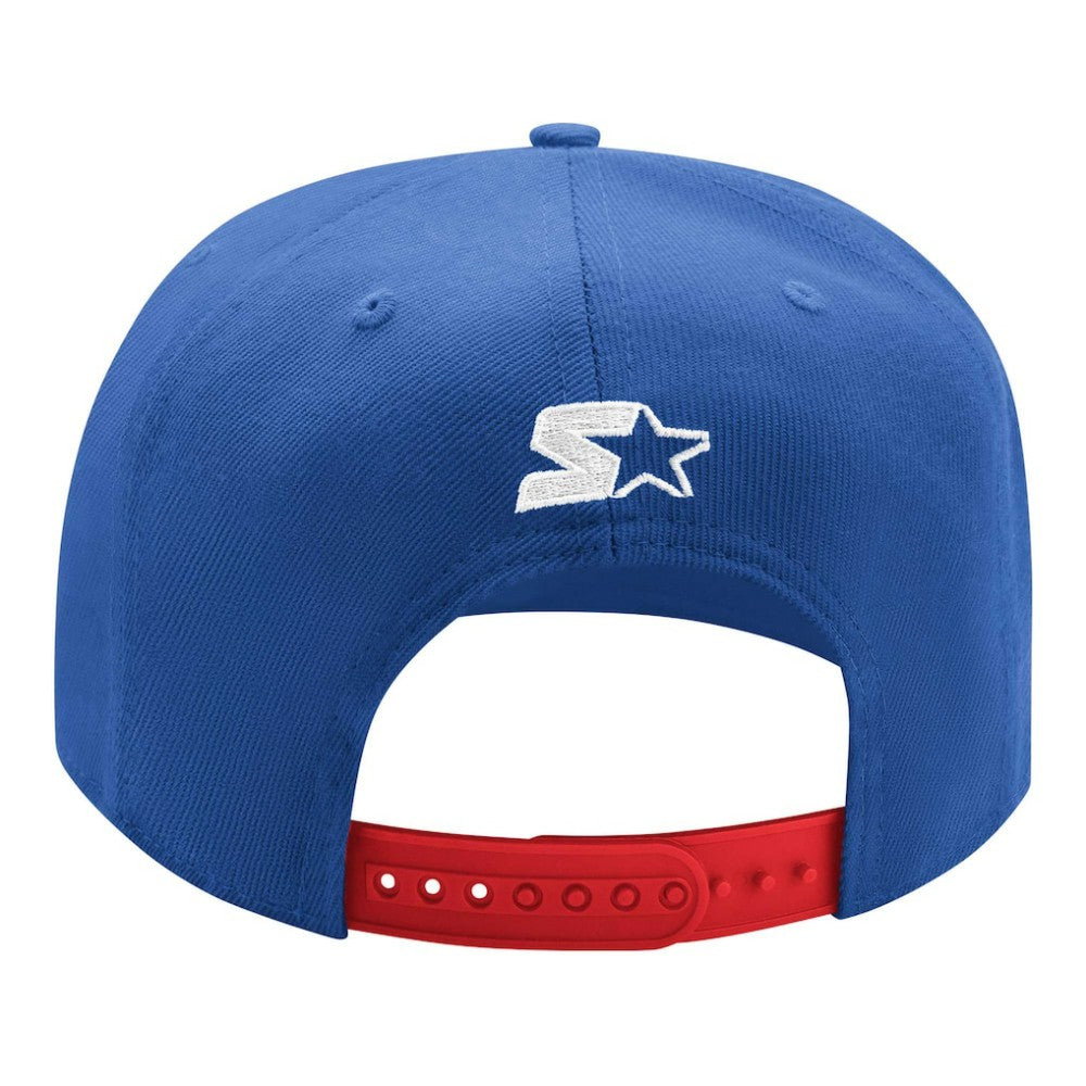 New York Rangers Starter Arch Logo Two-Tone Snapback Hat - Blue/Red | US 200618971