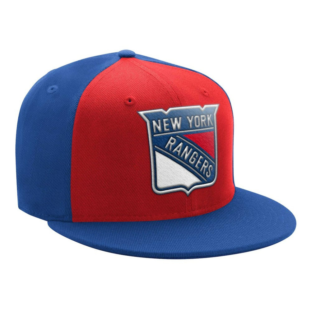 New York Rangers Starter Logo Two-Tone Snapback Hat - Red/Blue | US 200618986