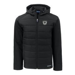 Las Vegas Raiders Cutter & Buck Throwback Big & Tall Evoke Hybrid Eco Softshell Recycled Full-Zip Jacket - Black Jackets