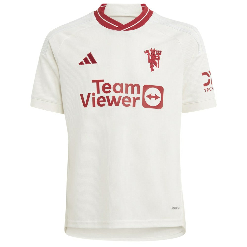Alejandro Garnacho Manchester United Youth 2023/24 Third Replica Player Jersey – White - Adidas sale