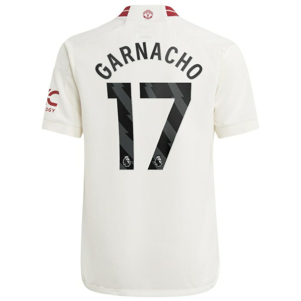 Alejandro Garnacho Manchester United Youth 2023/24 Third Replica Player Jersey – White - Adidas sale