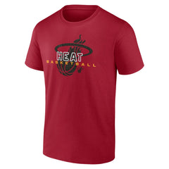 Miami Heat Stellar Personalized Name & Number T-Shirt Red