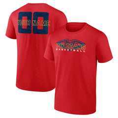 New Orleans Pelicans Stellar Personalized Name & Number T-Shirt Red outlet