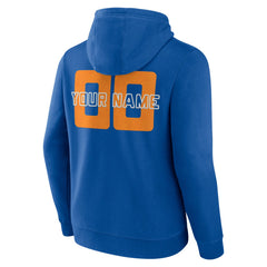New York Knicks Stellar Personalized Name & Number Pullover Hoodie Blue outlet