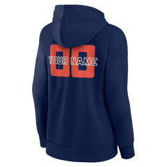 Oklahoma City Thunder Women's Stellar Personalized Name & Number Pullover Hoodie Navy