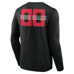 Toronto Raptors Stellar Personalized Name & Number Long Sleeve T-Shirt Black outlet