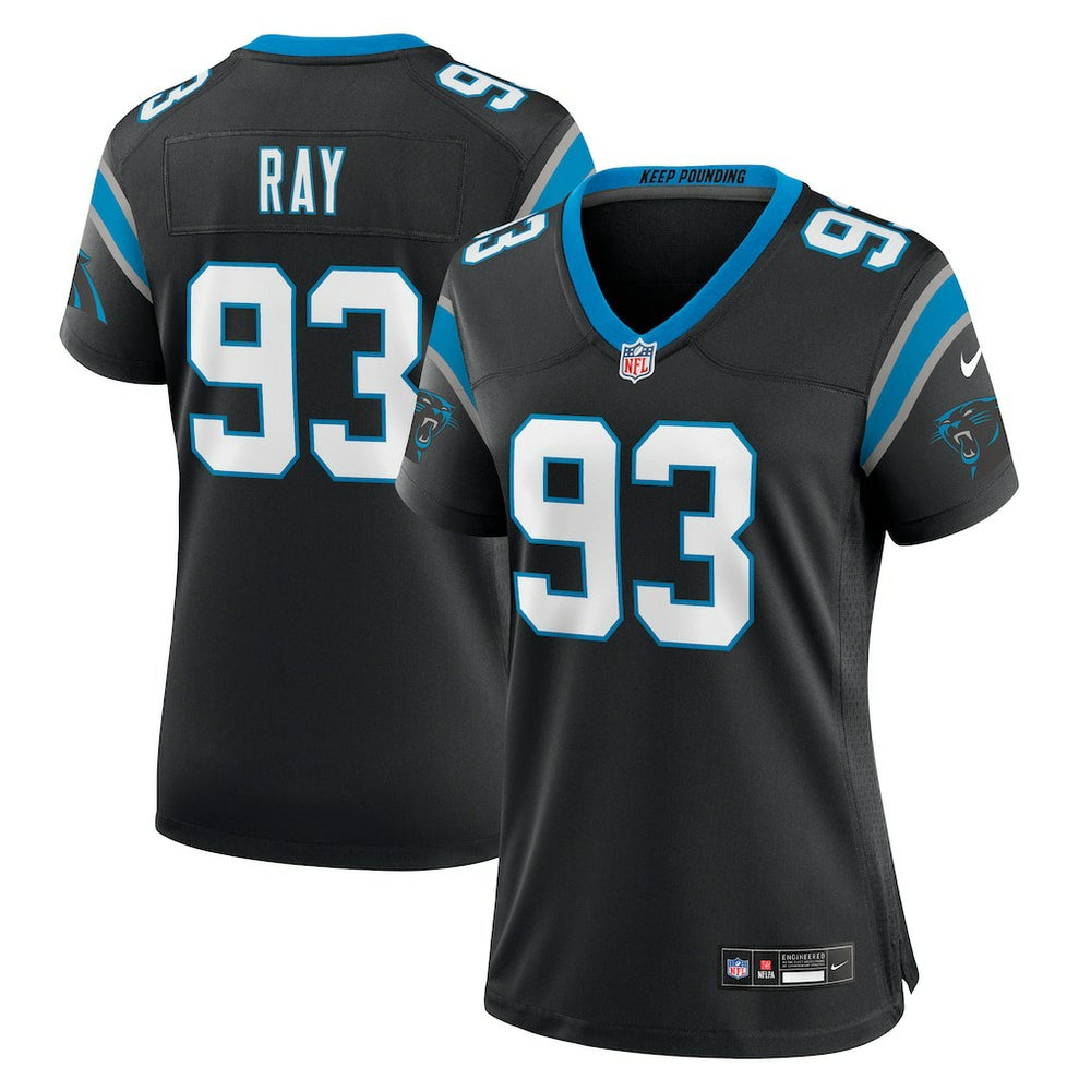 LaBryan Ray Carolina Panthers Women's Team Game Jersey - Black Jerseys