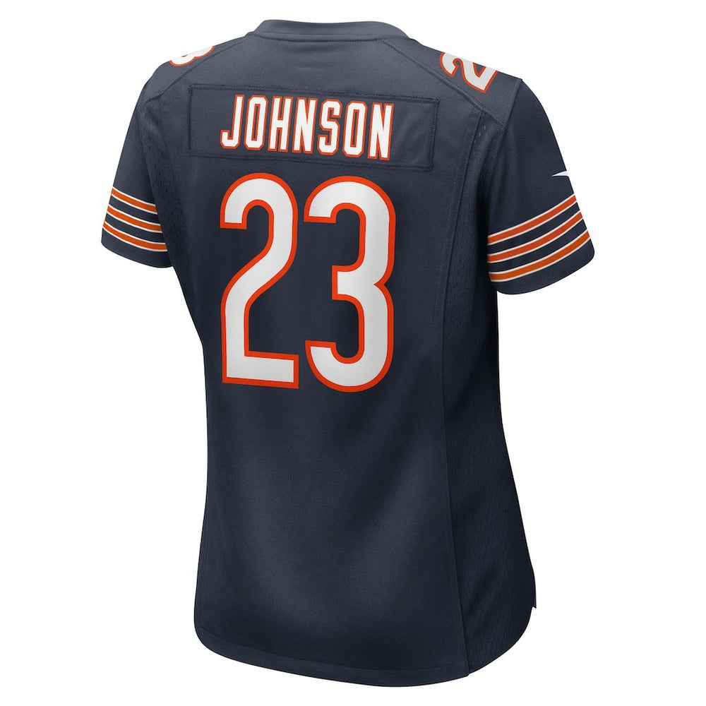 Roschon Johnson Chicago Bears Women's Team Game Jersey - Navy Jerseys