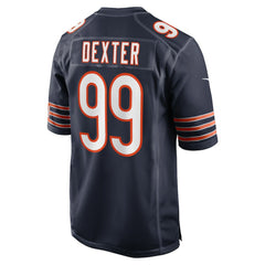 Gervon Dexter Sr Chicago Bears Team Game Jersey - Navy Jerseys