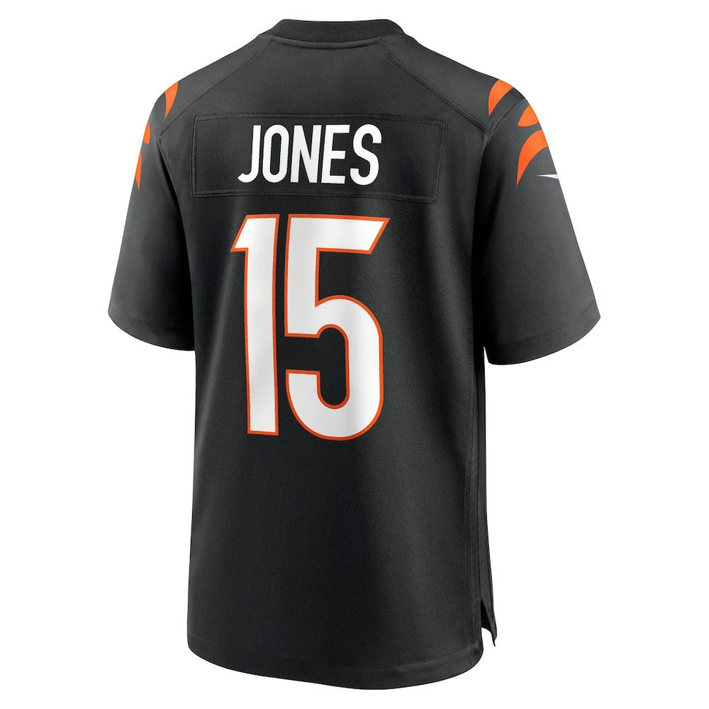 Charlie Jones Cincinnati Bengals Team Game Jersey - Black Jerseys