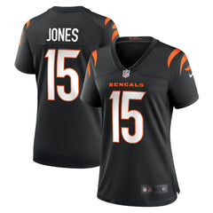 Charlie Jones Cincinnati Bengals Women's Team Game Jersey - Black Jerseys