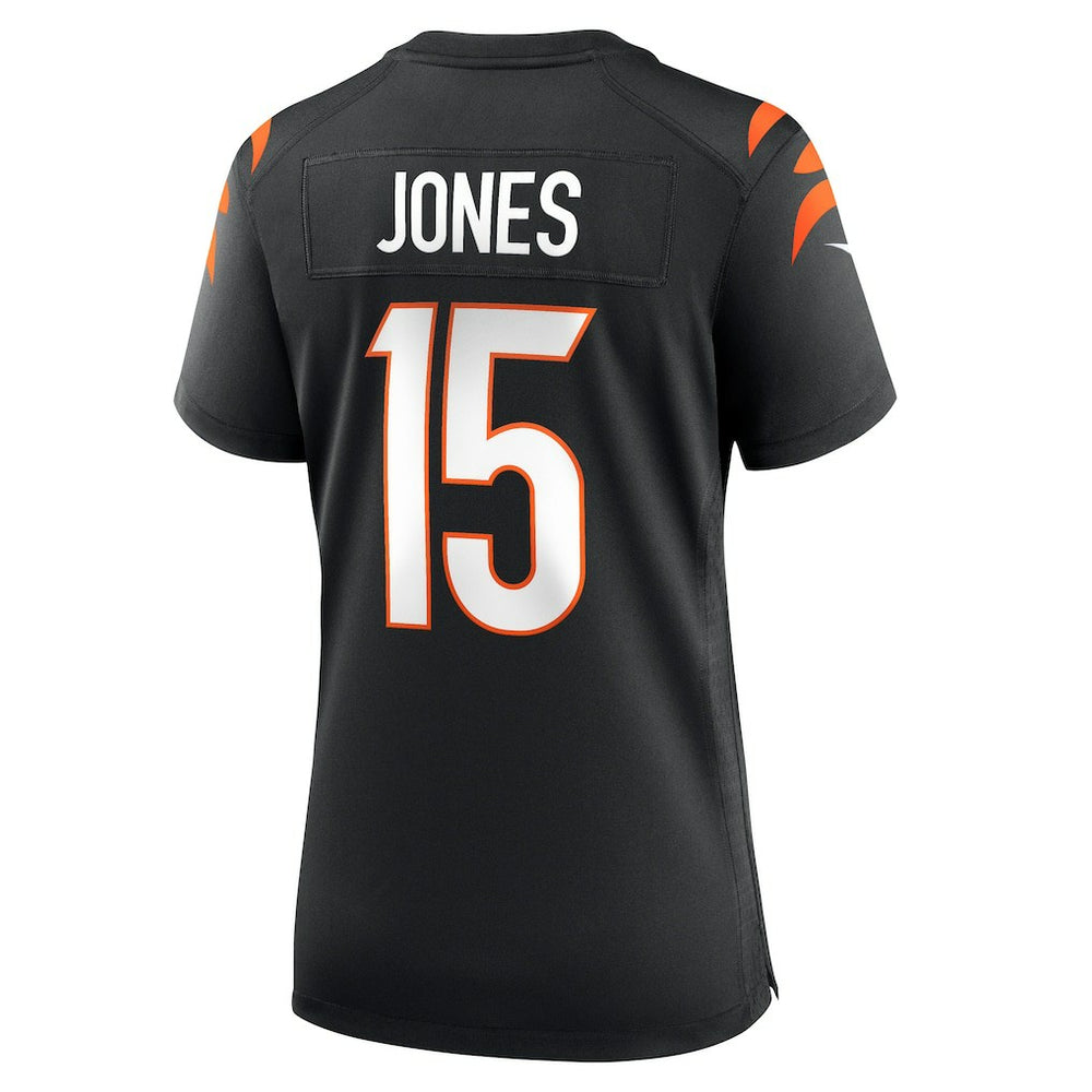 Charlie Jones Cincinnati Bengals Women's Team Game Jersey - Black Jerseys