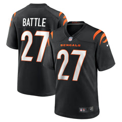 Jordan Battle Cincinnati Bengals Team Game Jersey - Black Jerseys