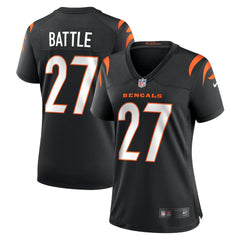 Jordan Battle Cincinnati Bengals Women's Team Game Jersey - Black Jerseys