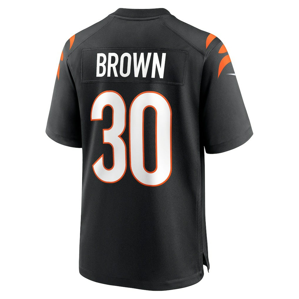 Chase Brown Cincinnati Bengals Team Game Jersey - Black Jerseys