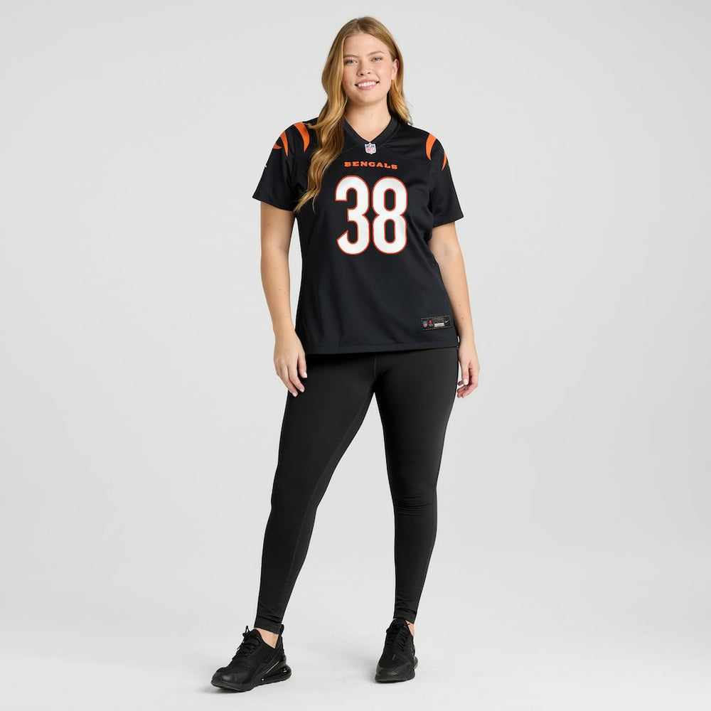 DJ Ivey Cincinnati Bengals Women's Team Game Jersey - Black Jerseys