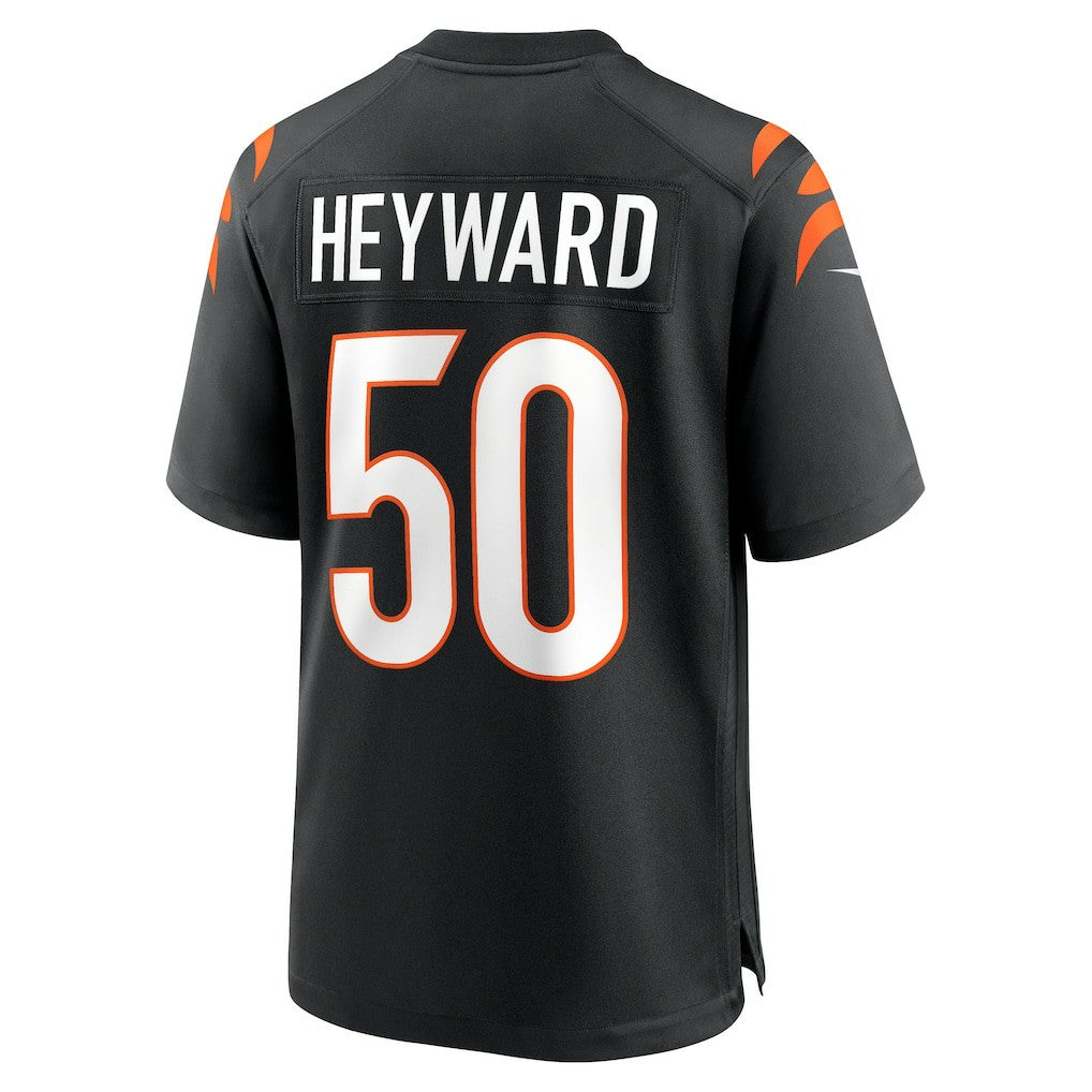 Shaka Heyward Cincinnati Bengals Team Game Jersey - Black Jerseys