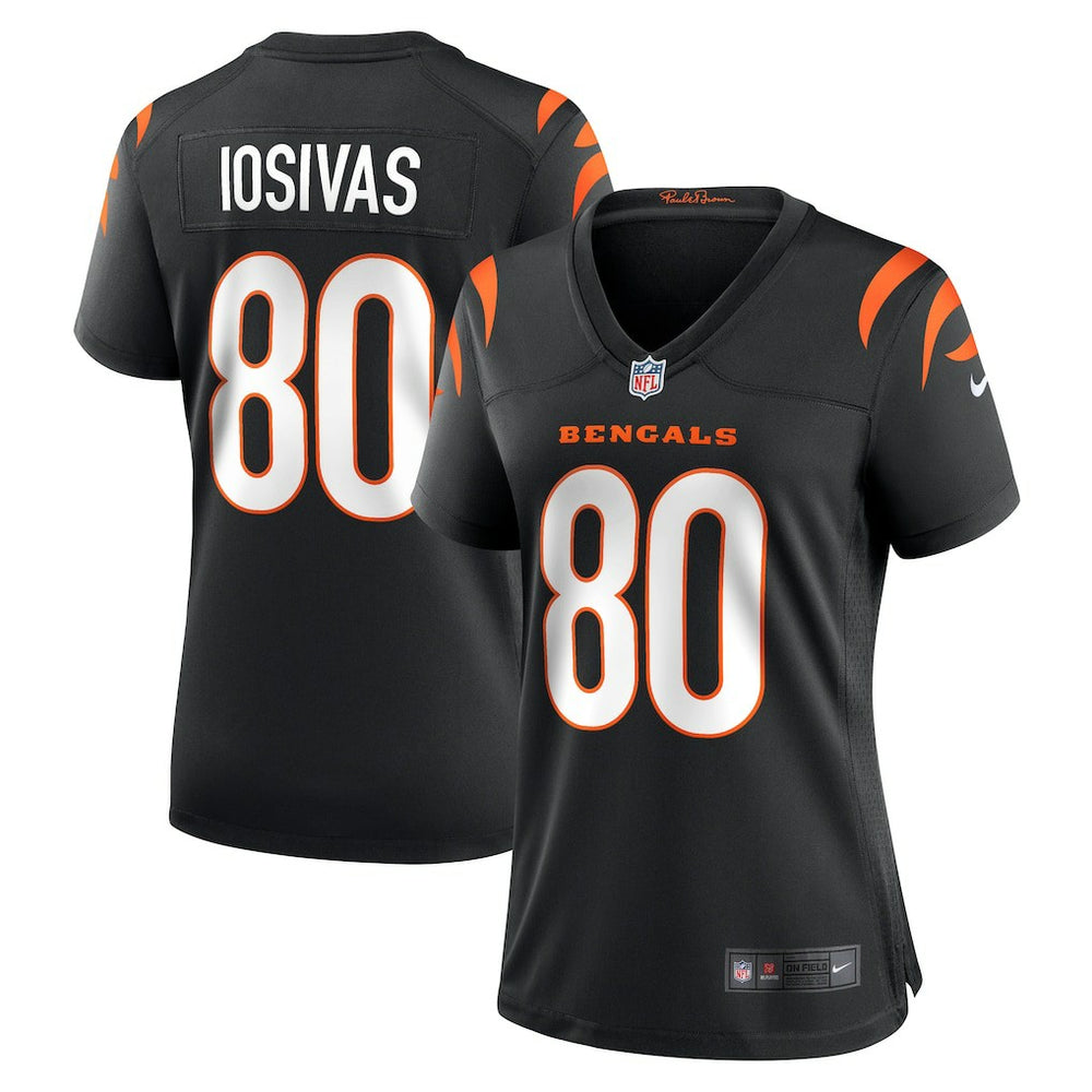 Andrei Iosivas Cincinnati Bengals Women's Team Game Jersey - Black Jerseys