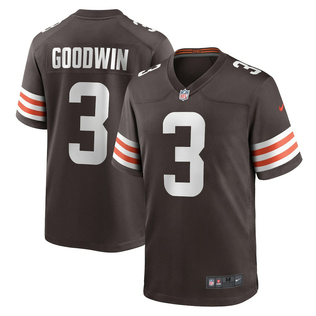 Marquise Goodwin Cleveland Browns Team Game Jersey - Brown Jerseys