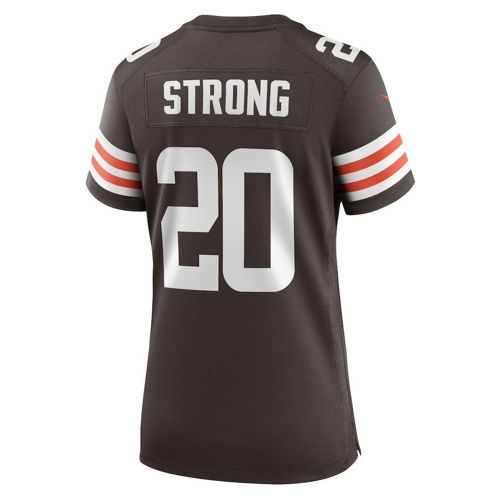 Pierre Strong Jr. Cleveland Browns Women's Team Game Jersey - Brown Jerseys