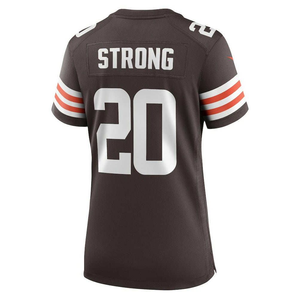 Pierre Strong Jr. Cleveland Browns Women's Team Game Jersey - Brown Jerseys