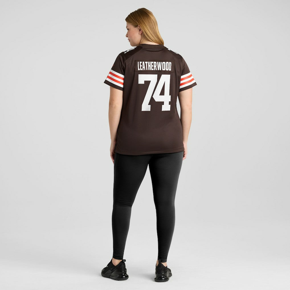 Alex Leatherwood Cleveland Browns Women's Team Game Jersey - Brown Jerseys
