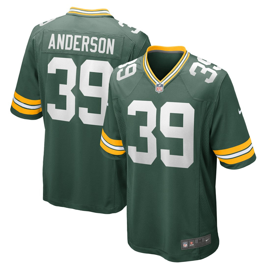 Zayne Anderson Green Bay Packers Team Game Jersey - Green Jerseys