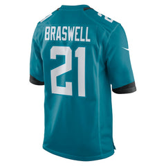 Christian Braswell Jacksonville Jaguars Team Game Jersey - Teal Jerseys