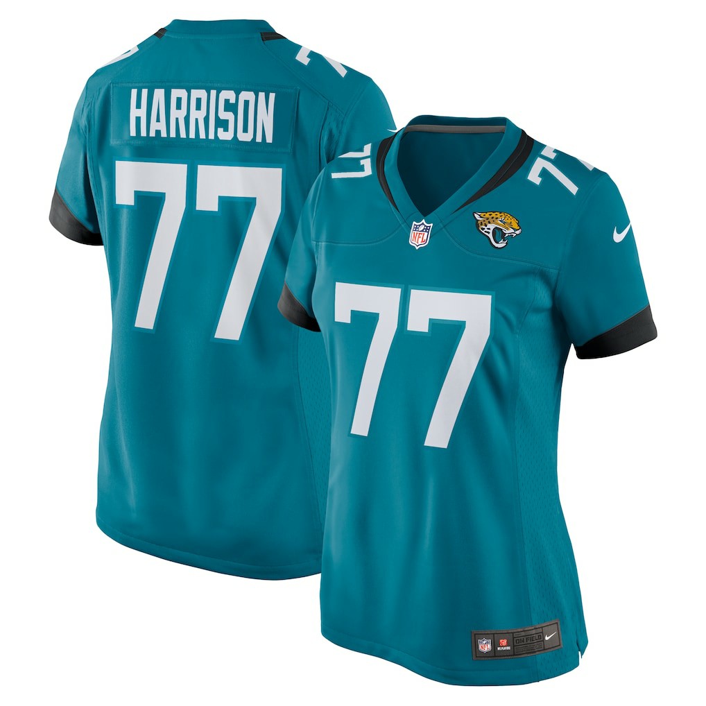 Anton Harrison Jacksonville Jaguars Women's Team Game Jersey - Teal Jerseys