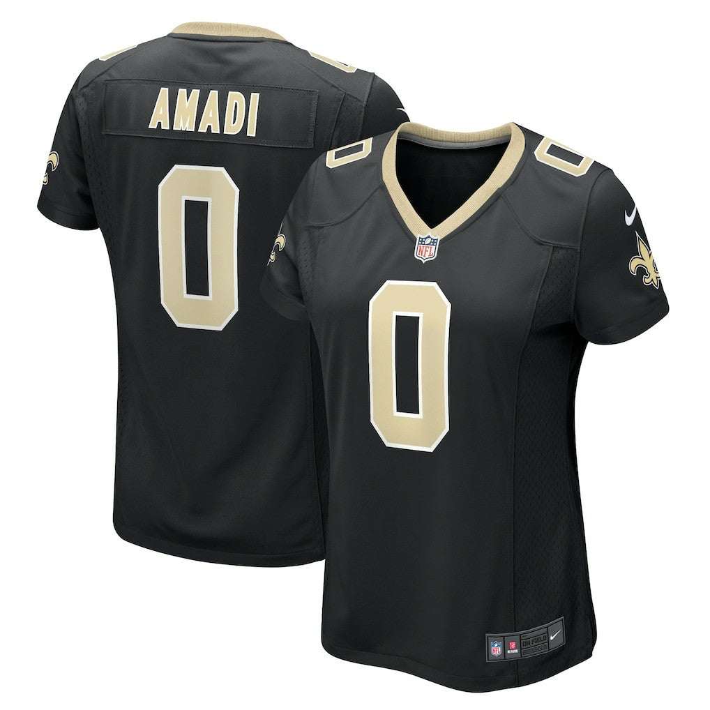 Ugo Amadi New Orleans Saints Women's Team Game Jersey - Black Jerseys