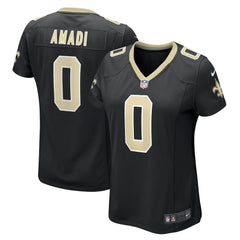 Ugo Amadi New Orleans Saints Women's Team Game Jersey - Black Jerseys