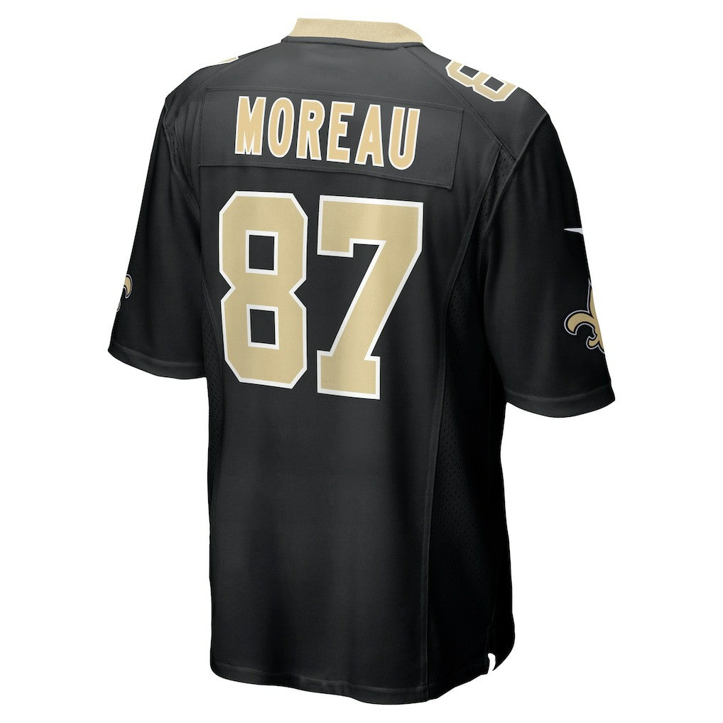 Foster Moreau New Orleans Saints Team Game Jersey - Black Jerseys